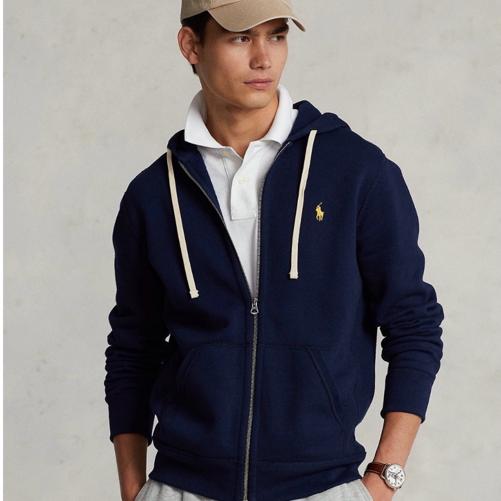 Ralph Lauren Men's Dark Blue Hoodie